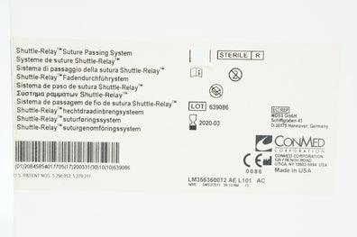 ConMed C6004 Shuttle-Relay Stre Passing System (x) - Box of 10